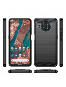 Carbon Case Flexibelt skal till Nokia X100 svart