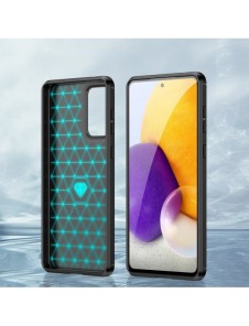 Carbon Case Flexibelt TPU-fodral för Samsung Galaxy A73 svart