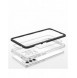 Genomskinligt 3-i-1 fodral för Samsung Galaxy A33 5G Frame Gel Cover Svart