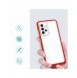Genomskinligt 3-i-1 fodral för Samsung Galaxy A33 5G Frame Gel Cover Röd
