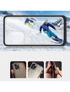 Genomskinligt 3in1-fodral för Samsung Galaxy A53 5G Frame Gel Cover Svart