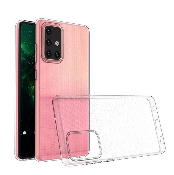 Gelfodral för Ultra Clear 0,5 mm Samsung Galaxy A73 transparent