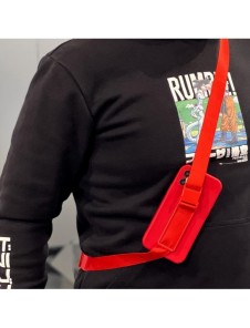 Repfodral Silikonskydd med lanyard handväska lanyardrem för Xiaomi Redmi Note 11 Pro Pink