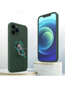 Ringfodral Silikonfodral med fingergrepp och stativ för Samsung Galaxy A33 5G Blå