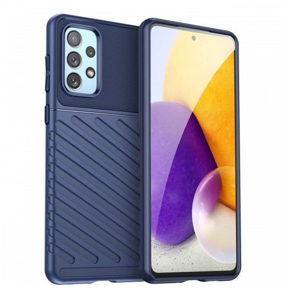 Thunder Case flexibelt pansarskal för Samsung Galaxy A23 5G blå