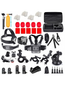 Set med universella tillbehör 63 i 1 för GoPro, DJI, Insta360, SJCam, Eken sportkameror (GoPro 63 i 1 set)