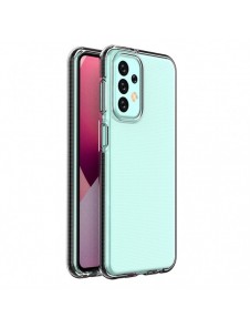 Spring Case fodral för Samsung Galaxy A23 silikonskal med ram svart