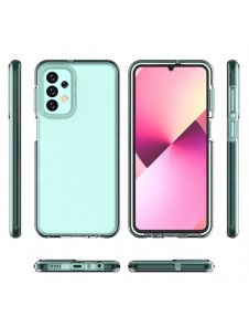Spring Case fodral för Samsung Galaxy A23 silikonskal med ram svart