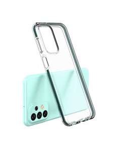 Springfodral till Samsung Galaxy A23 silikonskal med ram ljusrosa