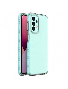 Springfodral till Samsung Galaxy A23 silikonskal med ram ljusblå