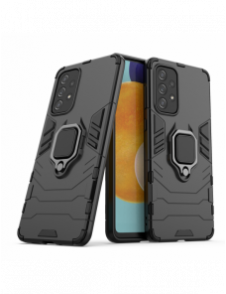 Ring Armour tufft hybridfodral skal + magnetisk hållare för Samsung Galaxy A73 svart