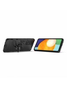 Ring Armour tufft hybridfodral skal + magnetisk hållare för Samsung Galaxy A73 svart