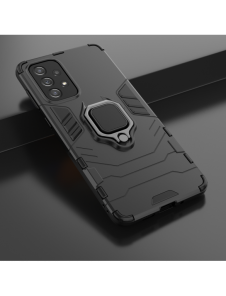 Ring Armour tufft hybridfodral skal + magnetisk hållare för Samsung Galaxy A73 svart
