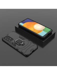 Ring Armour tufft hybridfodral skal + magnetisk hållare för Samsung Galaxy A73 svart
