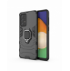 Ring Armour tufft hybridfodral skal + magnetisk hållare för Samsung Galaxy A73 svart