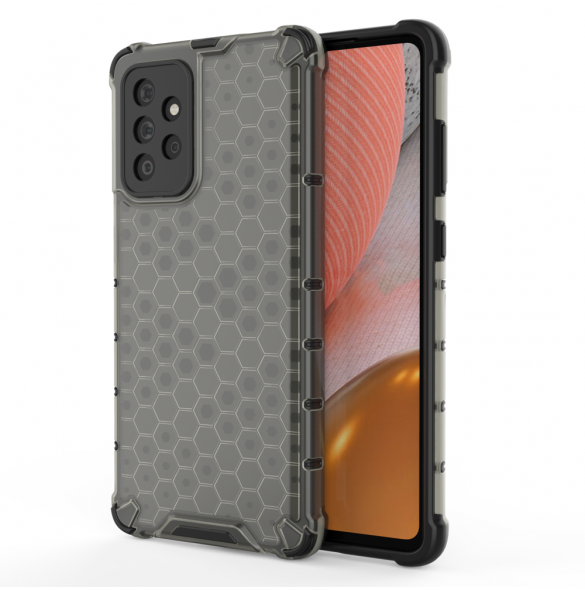 Honeycomb pansarfodral med gelram för Samsung Galaxy A53 5G svart