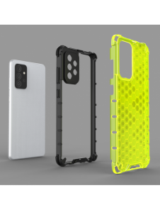 Honeycomb pansarfodral med gelram för Samsung Galaxy A53 5G svart