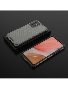 Honeycomb pansarfodral med gelram för Samsung Galaxy A53 5G svart