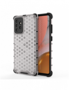 Honeycomb pansarfodral med en gelram för Samsung Galaxy A53 5G transparent
