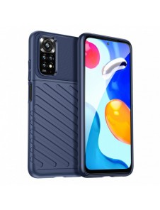 Thunder Case Flexibel Armored Cover Sleeve för Xiaomi Redmi Note 11 Pro 5G / 11 Pro blå
