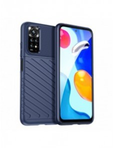 Thunder Case Flexibel Armored Cover Sleeve för Xiaomi Redmi Note 11 Pro 5G / 11 Pro blå