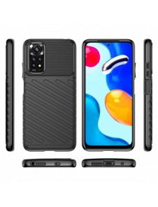 Thunder Case Flexibel Armored Cover Sleeve för Xiaomi Redmi Note 11 Pro 5G / 11 Pro svart