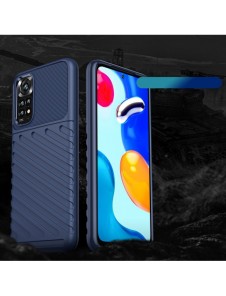 Thunder Case Flexibelt pansarskal för Xiaomi Redmi Note 11S / Note 11 blå