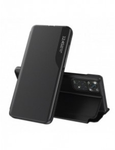 Eco Leather View Case Elegant Flip Cover Stativ Funktion Xiaomi Redmi Note 11 Pro + 5G / 11 Pro 5G / 11 Pro Black