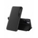 Eco Leather View Case Elegant flip-fodral med stativfunktion för Xiaomi Redmi Note 11S / Note 11 svart