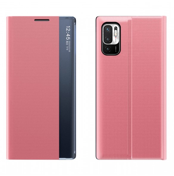 Nytt Sleep Case-fodral med stativfunktion för Xiaomi Redmi Note 11S / Note 11 rosa