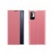 Nytt Sleep Case-fodral med stativfunktion för Xiaomi Redmi Note 11S / Note 11 rosa