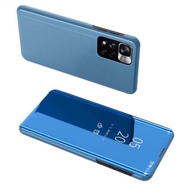 Clear View Case Flip Cover för Xiaomi Redmi Note 11 Pro Global blå