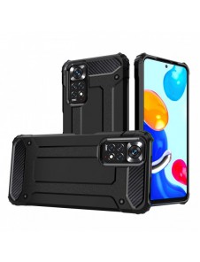 Hybrid Armor Case Tough Rugged Cover för Xiaomi Redmi Note 11S / Note 11 svart