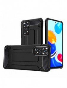 Hybrid Armor Case Tough Rugged Cover för Xiaomi Redmi Note 11S / Note 11 svart