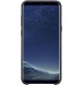EF-XG955ASE Samsung Alcantara Cover Skal till G955 Galaxy S8 Plus - Mörkgrå