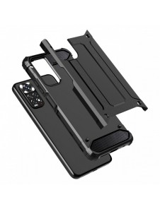 Hybrid Armor Case Tough Rugged Cover för Xiaomi Redmi Note 11S / Note 11 svart