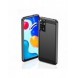 Carbon Case Flexibel Cover Sleeve för Xiaomi Redmi Note 11S / Note 11 svart