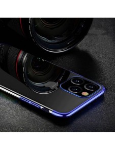 Clear Color-fodral TPU gelöverdrag med metallram för Samsung Galaxy A13 5G svart