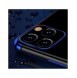 Clear Color fodral TPU gelöverdrag med metallram för Samsung Galaxy A13 5G blå