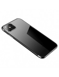 Clear Color fodral TPU gelöverdrag med metallram för Samsung Galaxy S22 svart