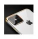 Clear Color fodral TPU gelöverdrag med metallram för Samsung Galaxy S22 + (S22 Plus) svart