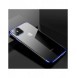 Clear Color fodral TPU gelöverdrag med en metallram för Samsung Galaxy S22 + (S22 Plus) blå