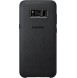 EF-XG955ASE Samsung Alcantara Cover Skal till G955 Galaxy S8 Plus - Mörkgrå