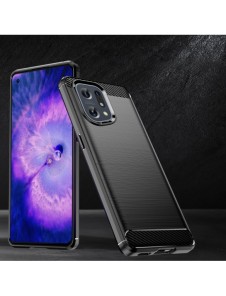 Carbon Case flexibelt täckfodral Oppo Find X5 svart