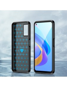Kolfodral Flexibelt TPU-skydd för Oppo A76 / Oppo A36 / Realme 9i svart