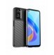 Thunder Case flexibelt pansarskydd för Oppo A76 / Oppo A36 / Realme 9i svart