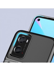 Thunder Case flexibelt pansarskydd för Oppo A76 / Oppo A36 / Realme 9i svart