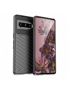 Thunder Case flexibelt pansarskal för Google Pixel 7 Pro svart