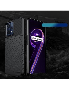 Thunder Case Flexibelt pansarskal för Realme 9 Pro + (9 Pro Plus) svart