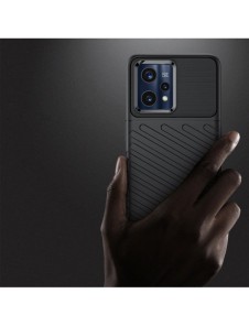 Thunder Case Flexibelt pansarskal för Realme 9 Pro + (9 Pro Plus) svart